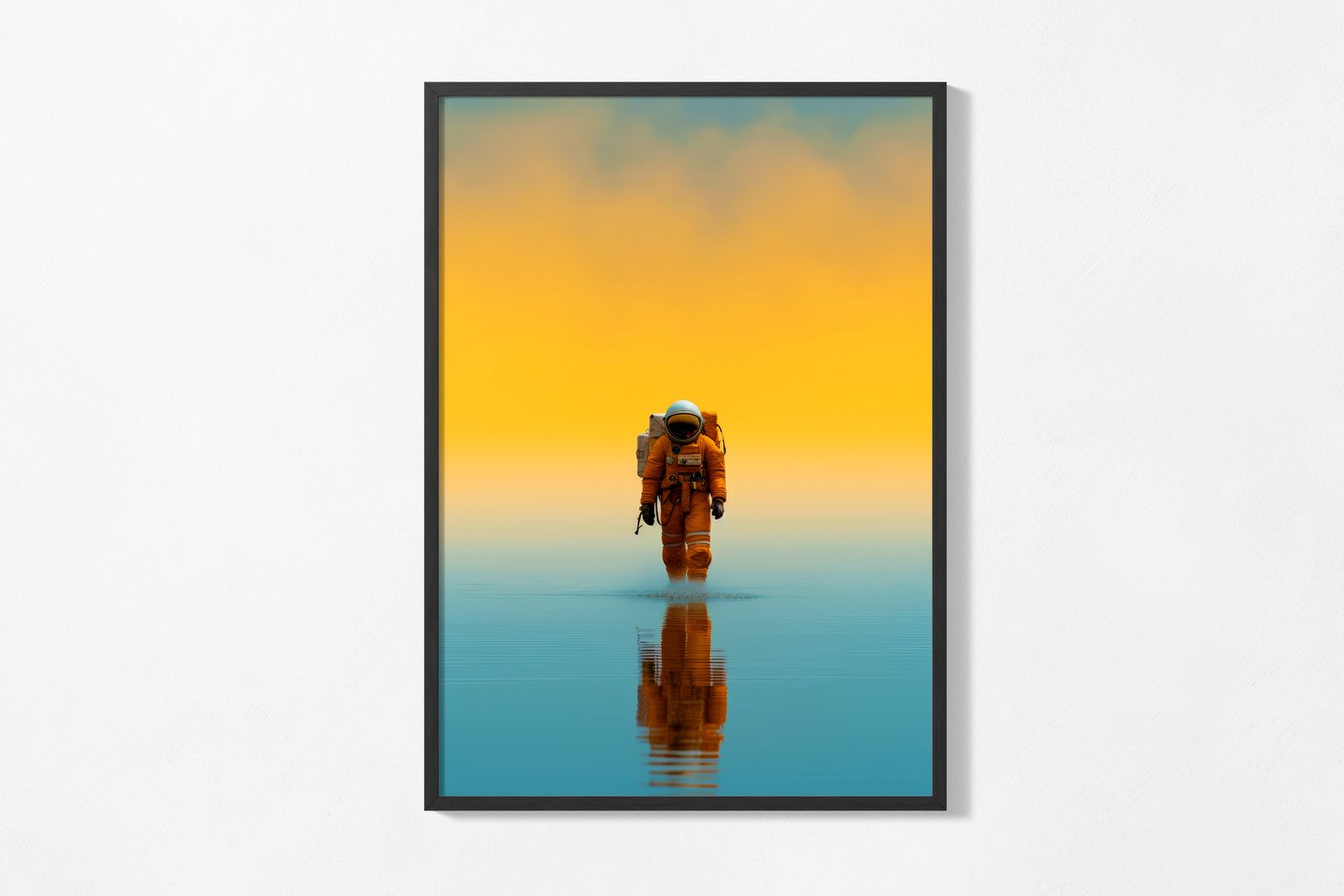Poster - Astronaut Reflectie