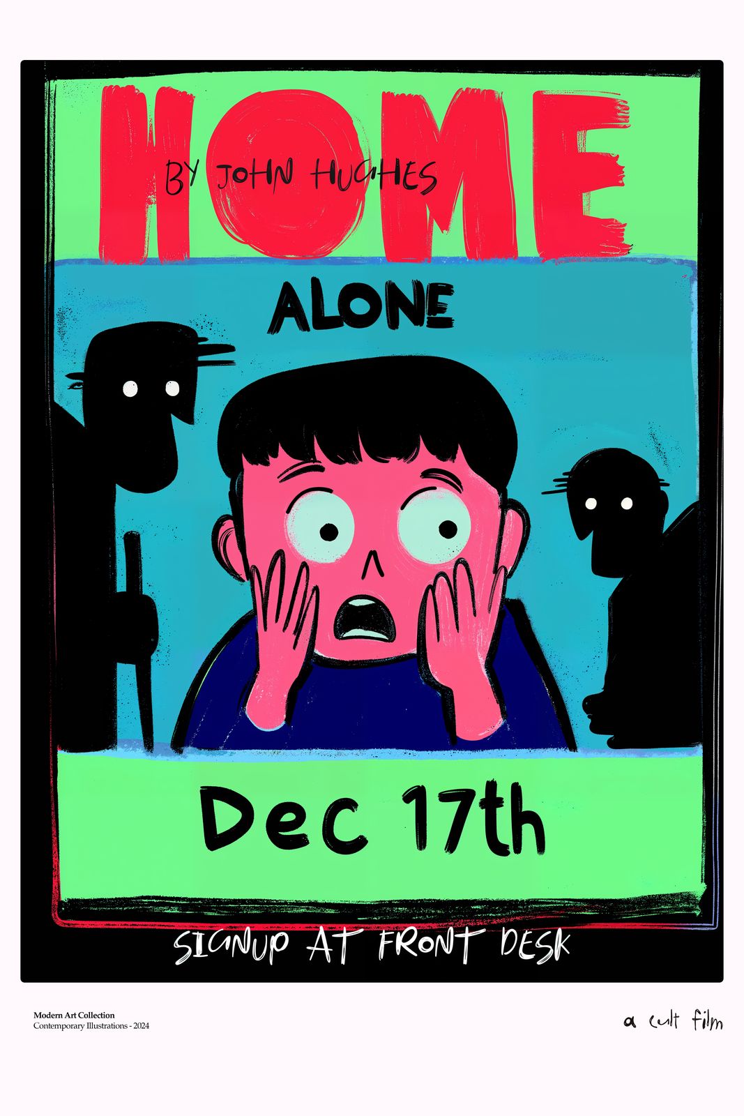 Poster - Home Alone Illustratie