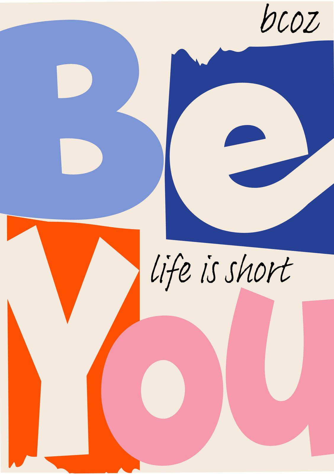 Poster - Wees Jezelf