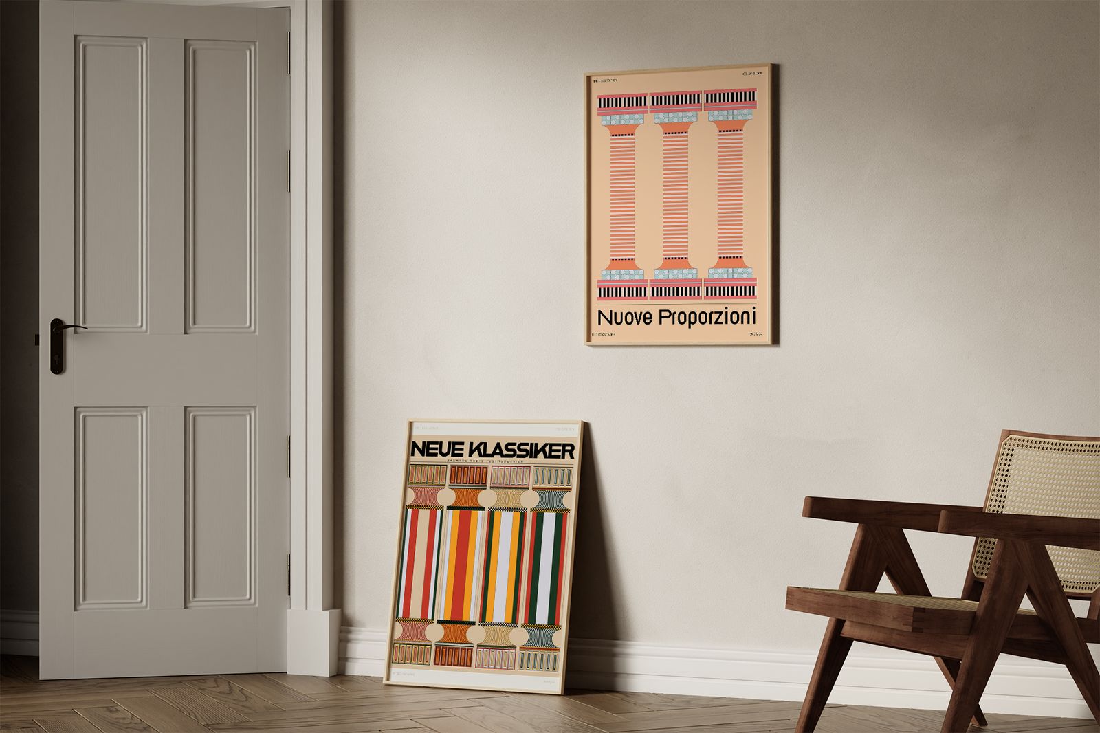 Poster - Neue Klassiker en Nuove Proporzioni / Set van 2