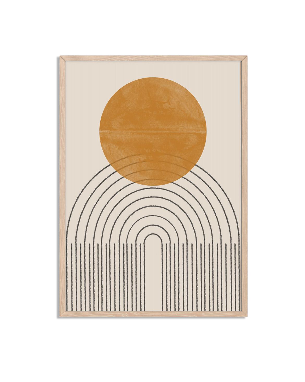 Minimalistische Zonsopgang Poster