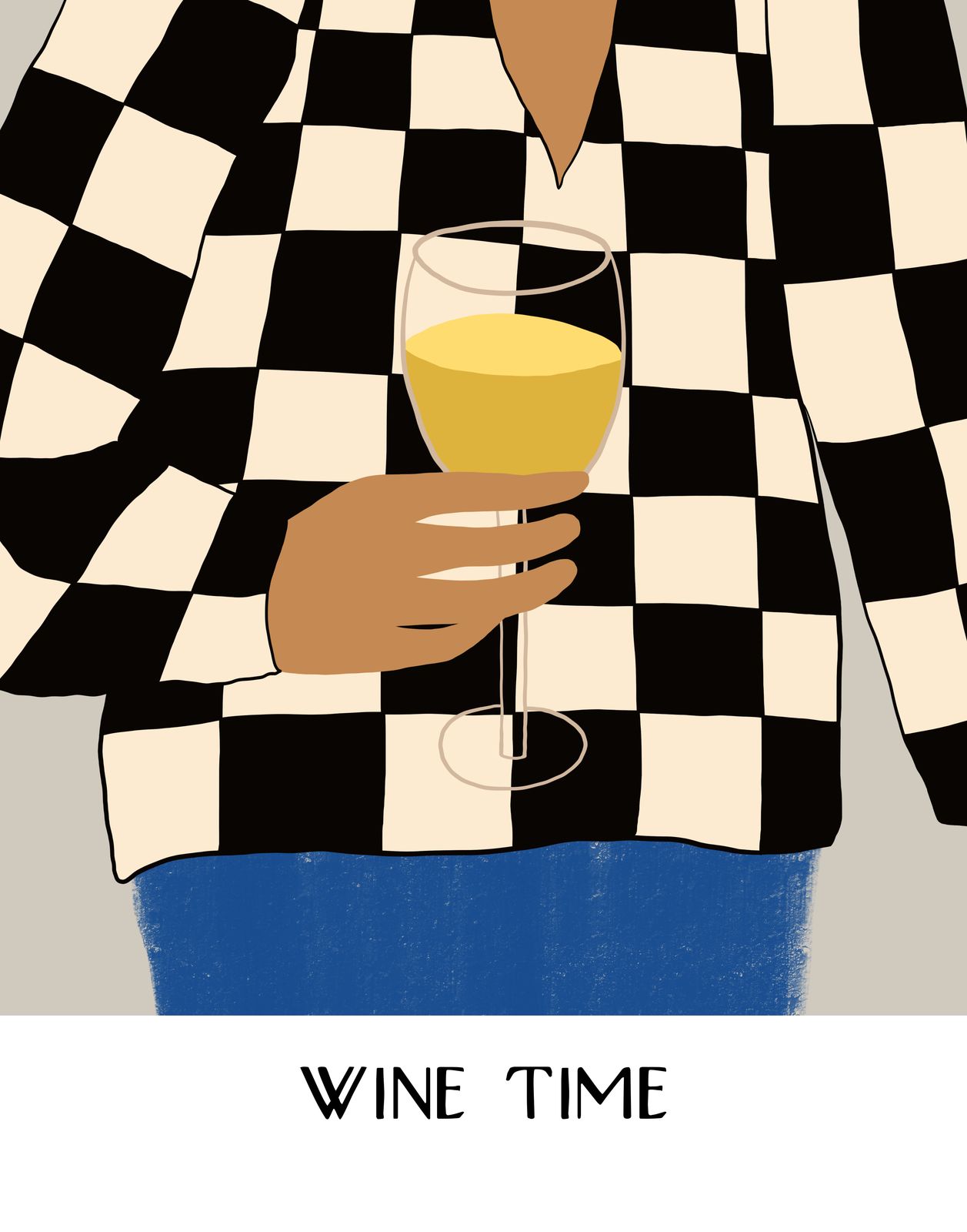 Poster - Wine Time