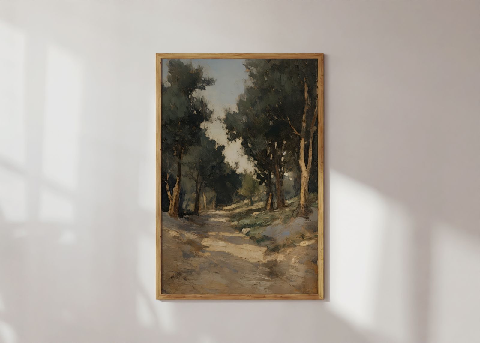 Poster - Schilderachtige Bosweg