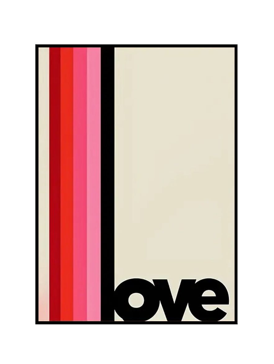 Poster - Love Typografie