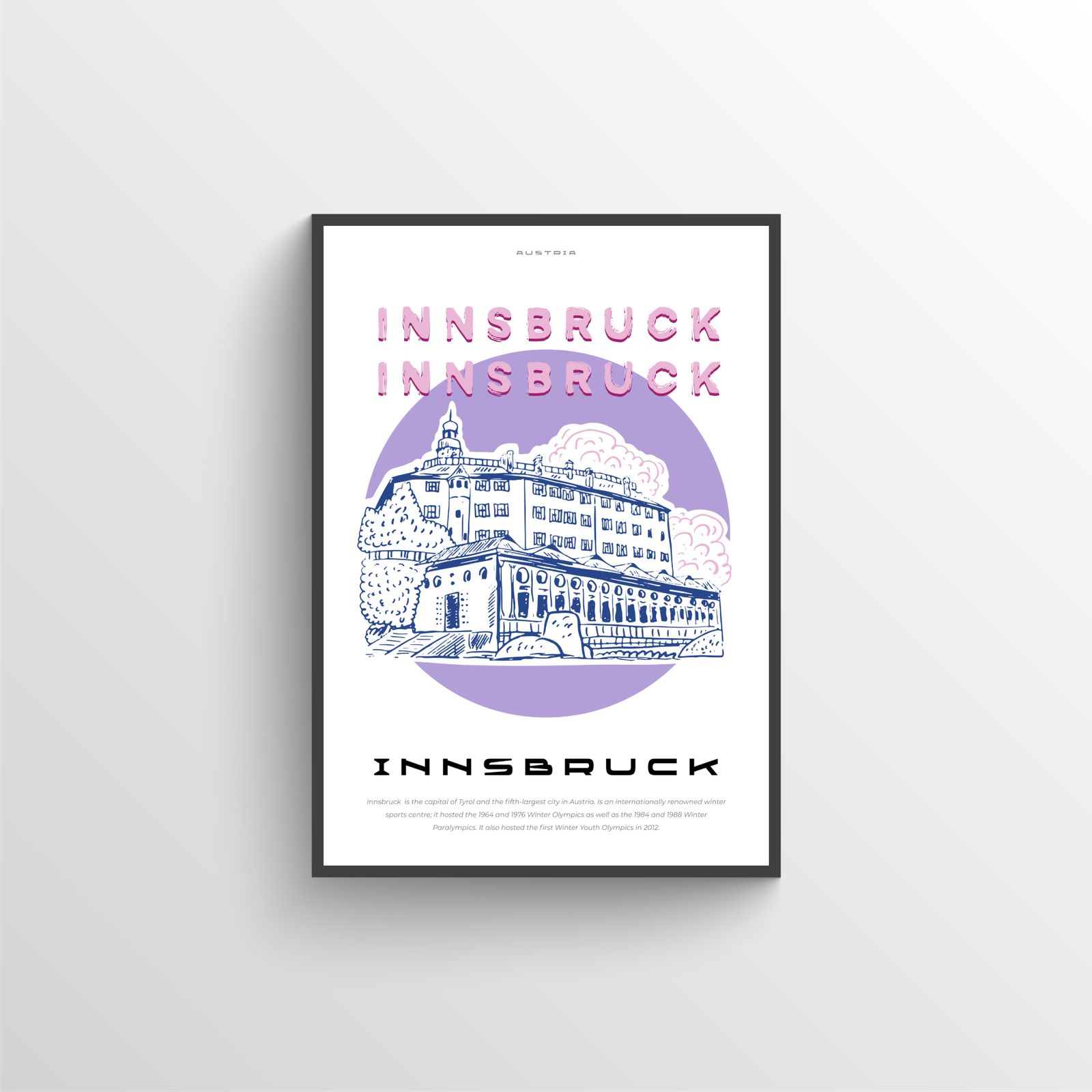 Innsbruck Reiskunst Poster