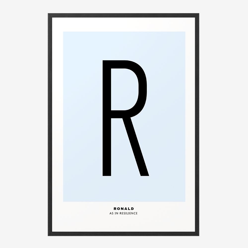Gepersonaliseerde poster - Ronald