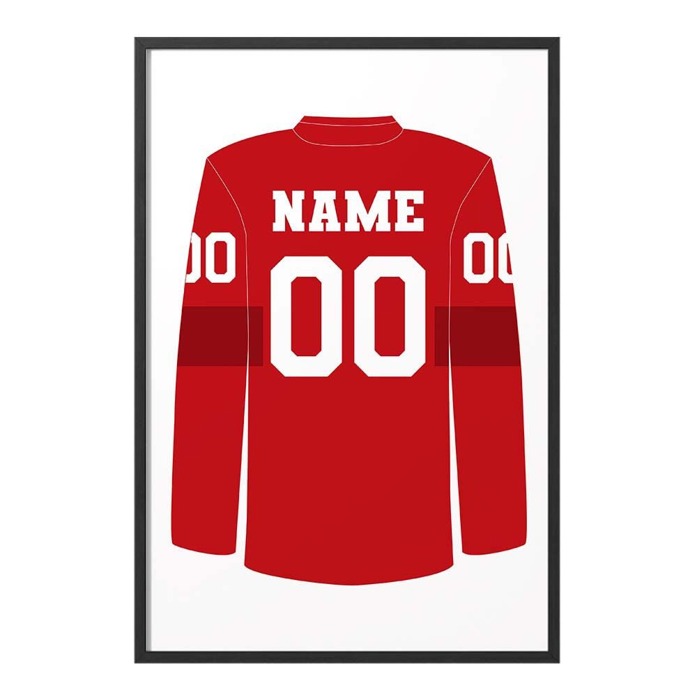 Gepersonaliseerde Poster - Sports Jersey