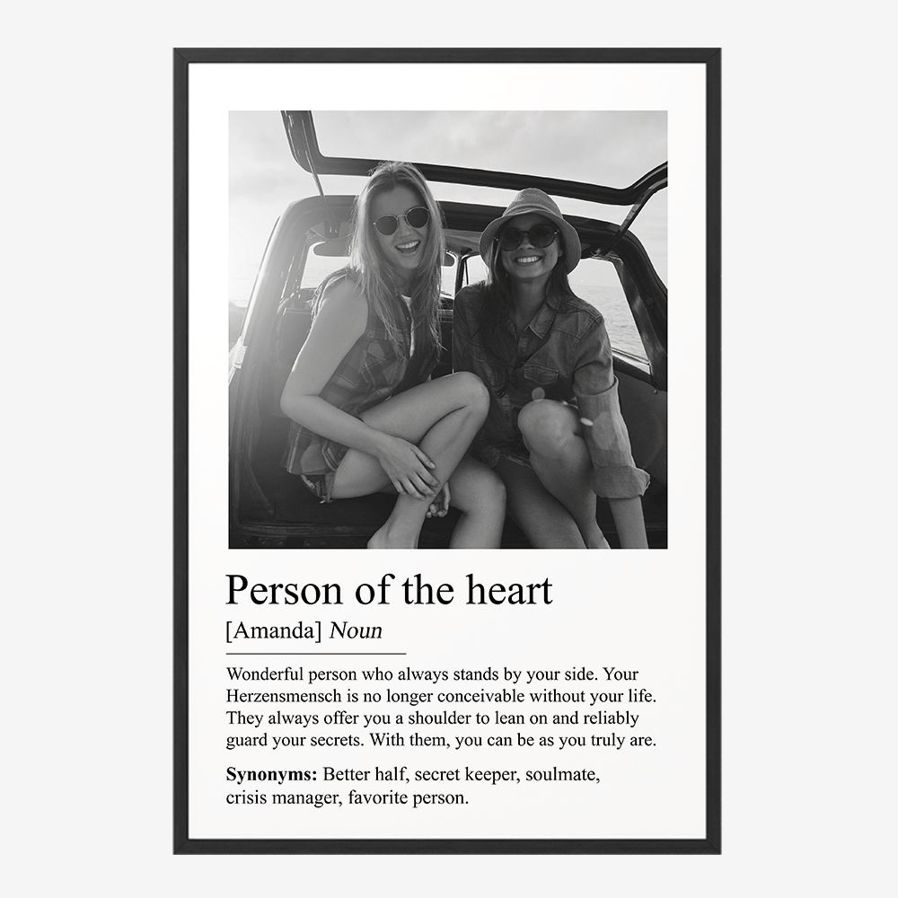 Persoonlijke Poster - Persoon van het Hart