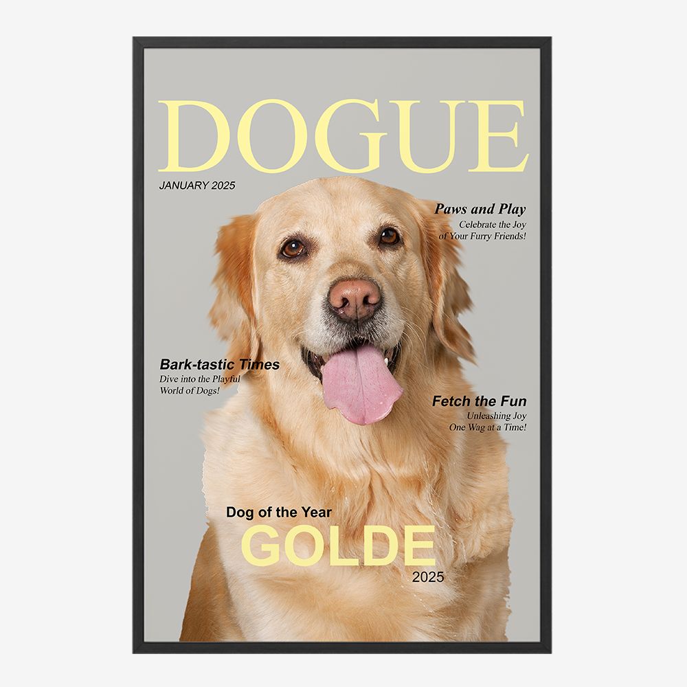 Gepersonaliseerde Poster - Hond van het Jaar