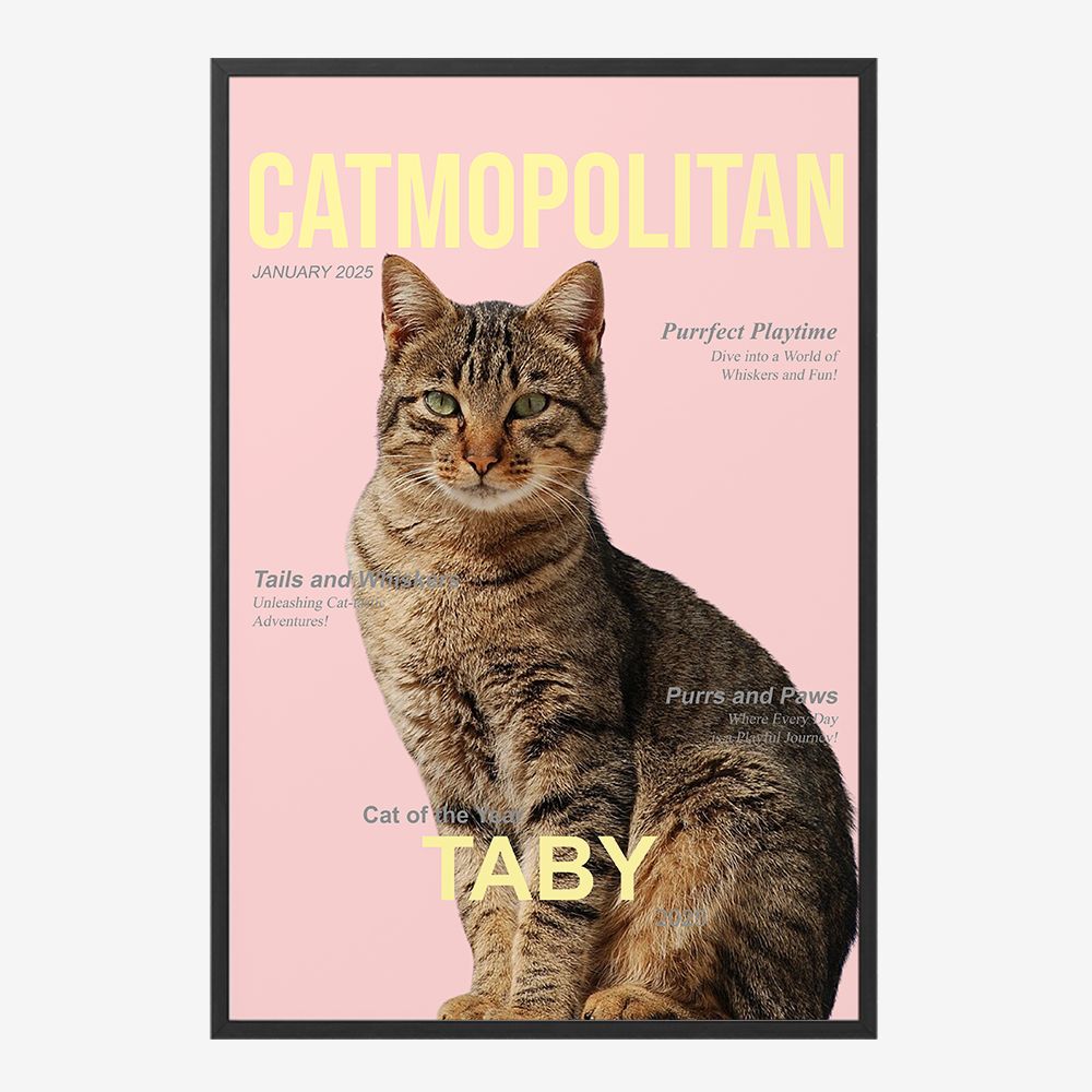 Gepersonaliseerde poster - Catmopolitan-kat