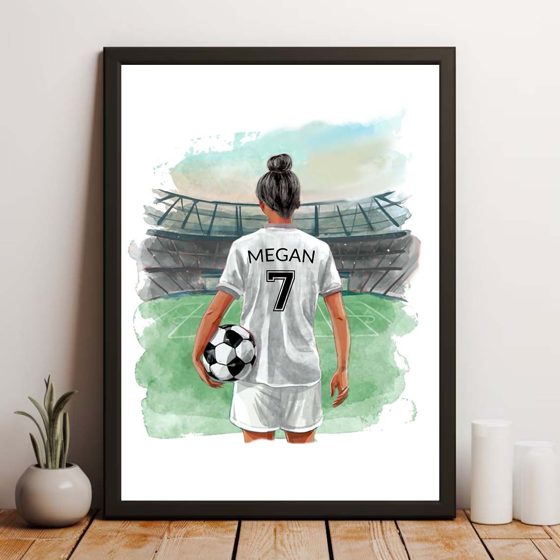 Gepersonaliseerde Poster - Voetballer