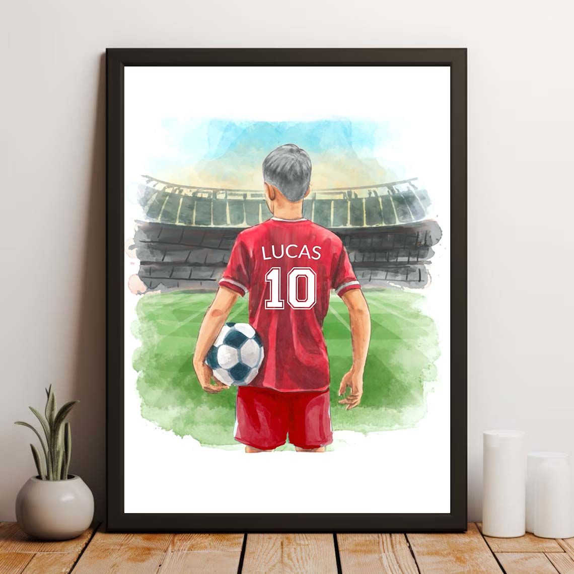 Gepersonaliseerde Poster - Voetbal Kind