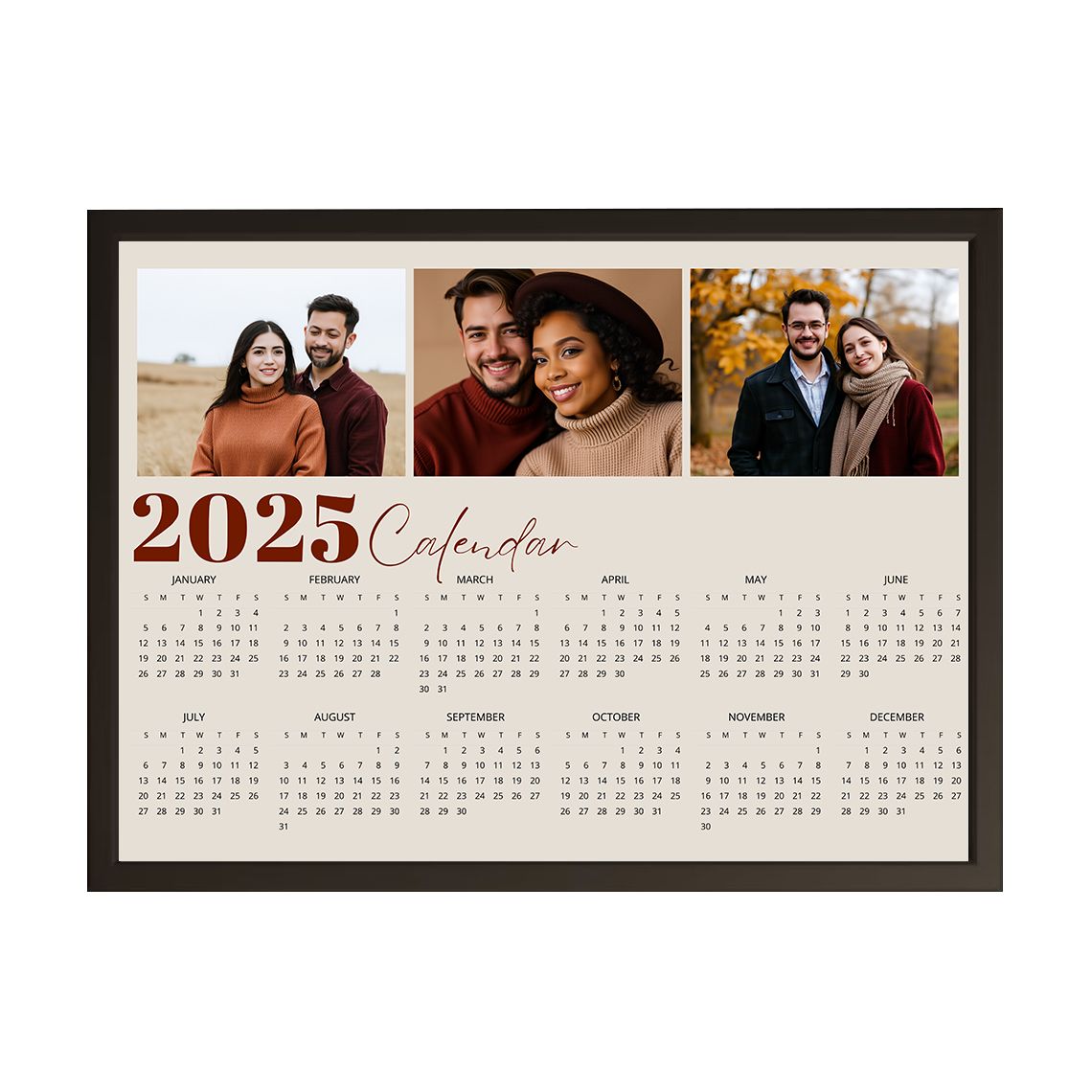 Persoonlijke poster - 2025 Kalender