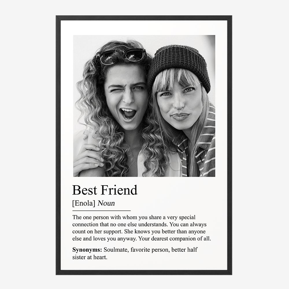 Gepersonaliseerde Poster - Beste Vriend Definities