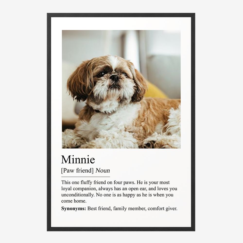 Gepersonaliseerde poster - Paw Friend Minnie