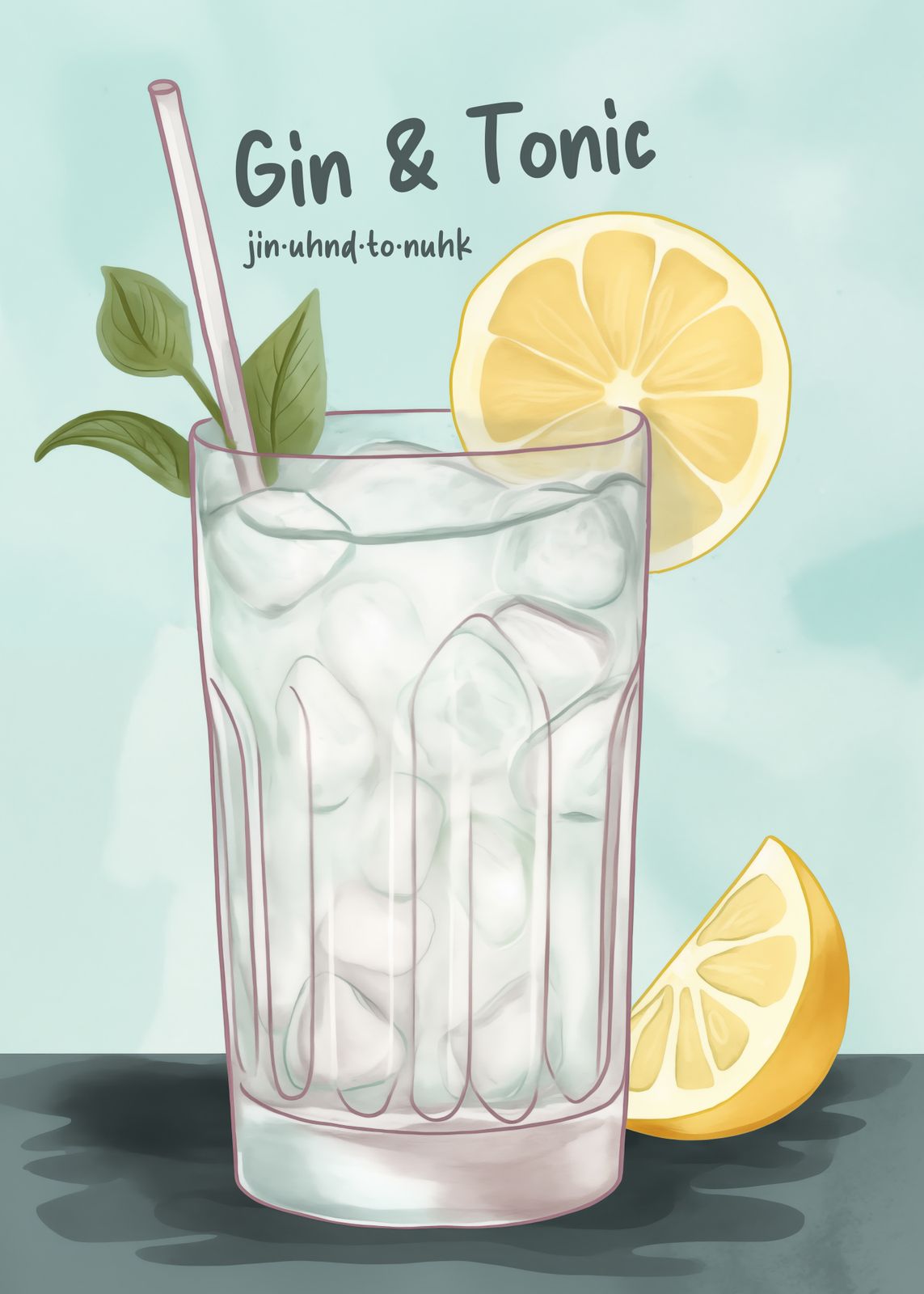 Poster - Gin & Tonic