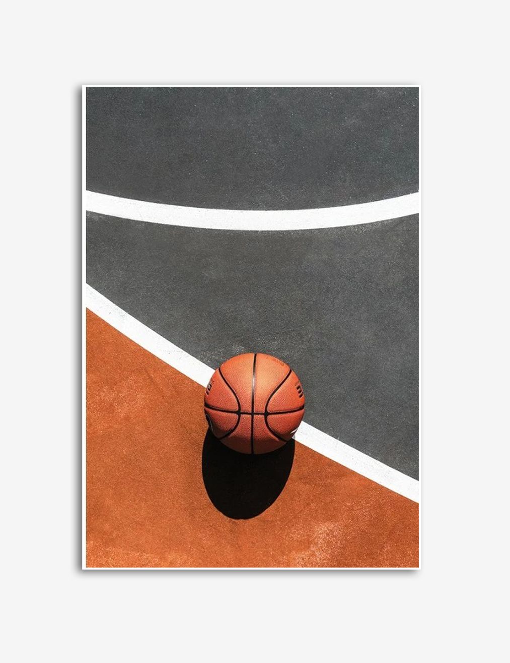 Basketbalveld Poster