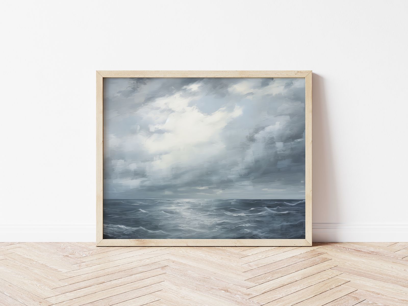 Poster - Stormachtige Zee
