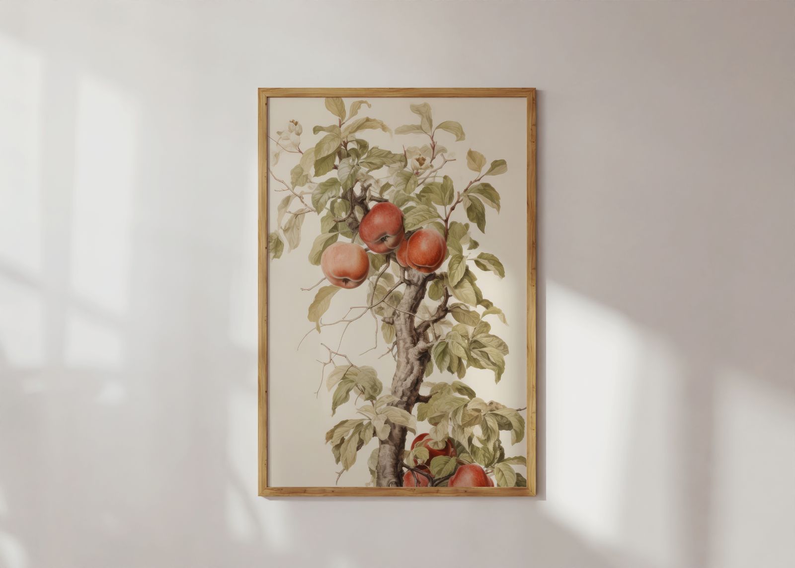 Poster - Appelboom Kunstwerk