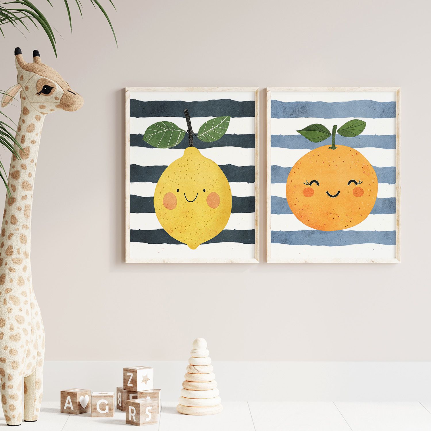 Poster - Citrus Smiles / Set van 2