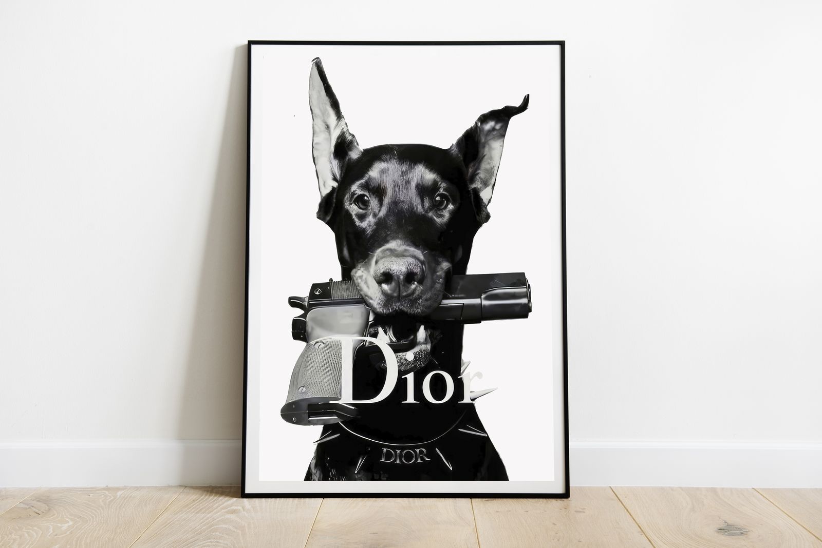 Poster - Hond Dior Ontwerp