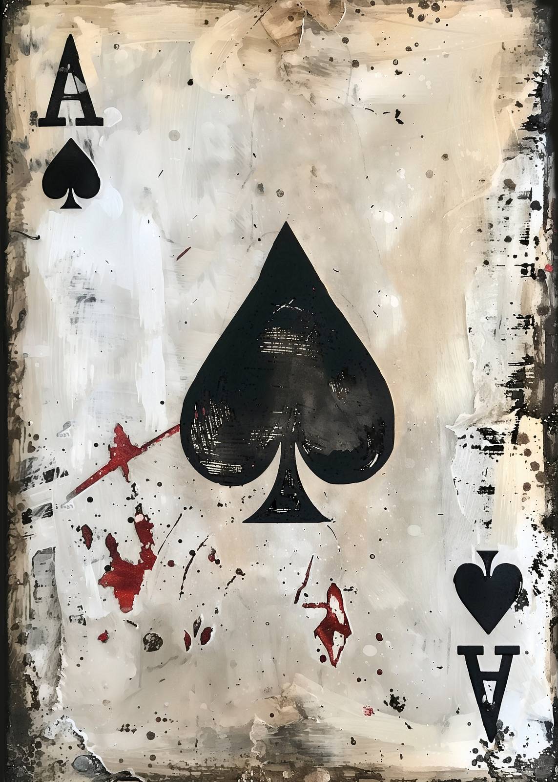 Poster - Schoppen Aas