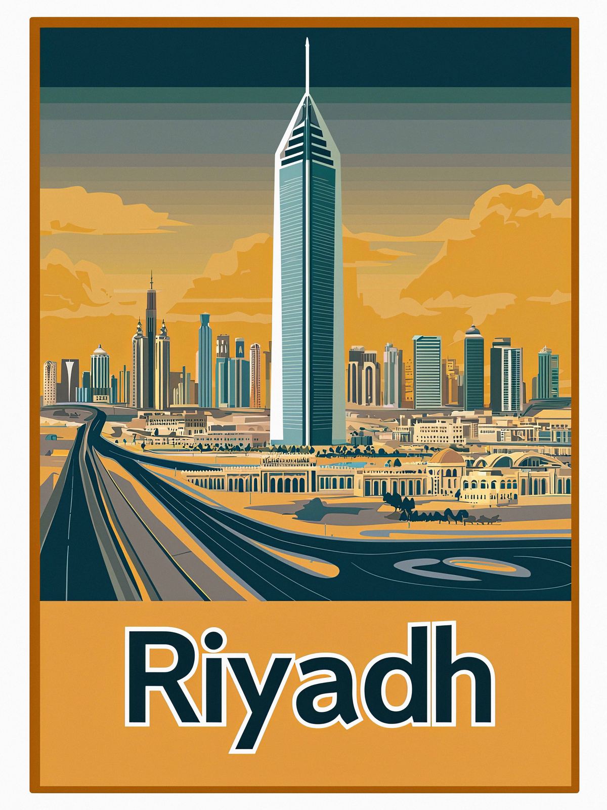 Poster - Riyadh Cityscape