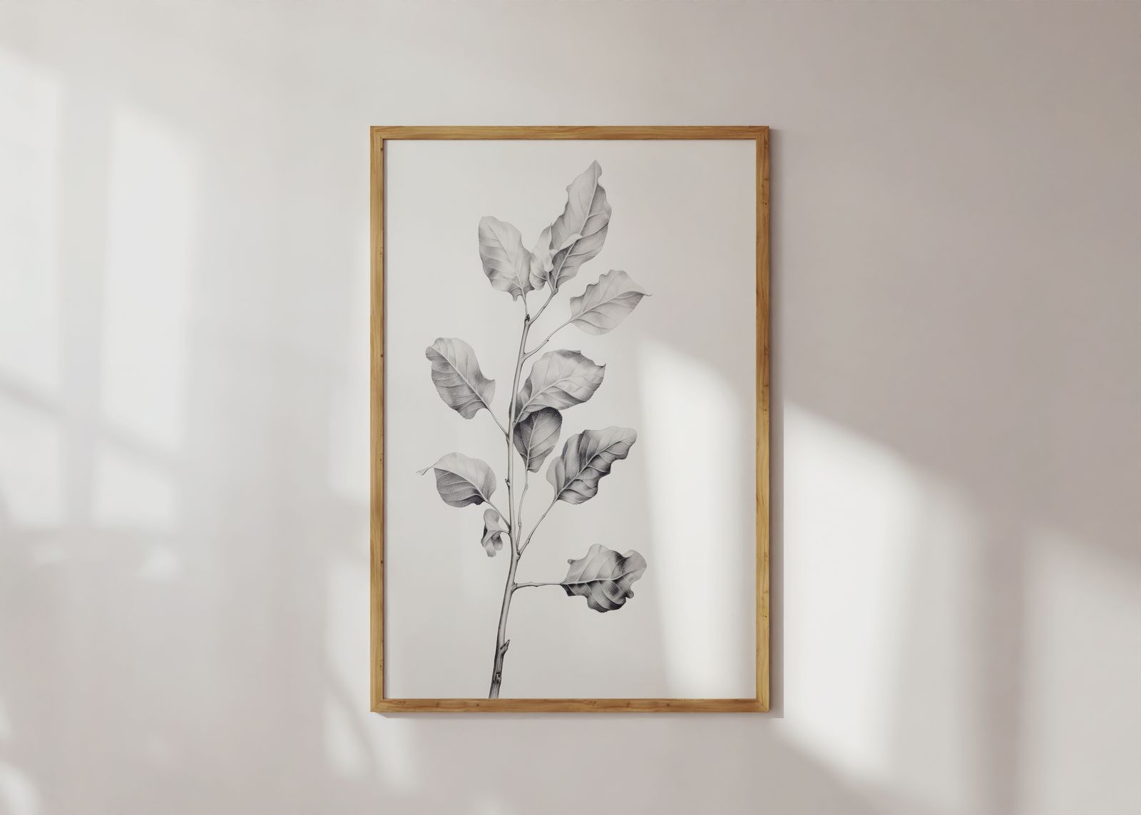 Poster - Bladtekening