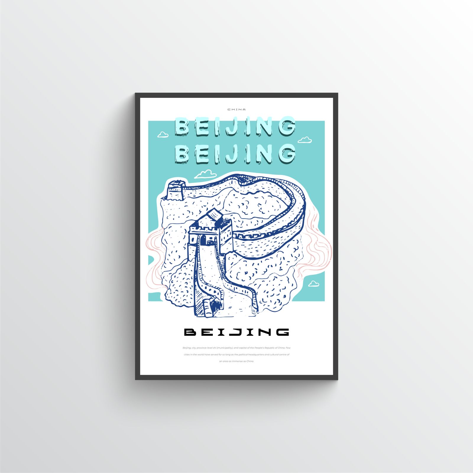 Beijing Reisposter