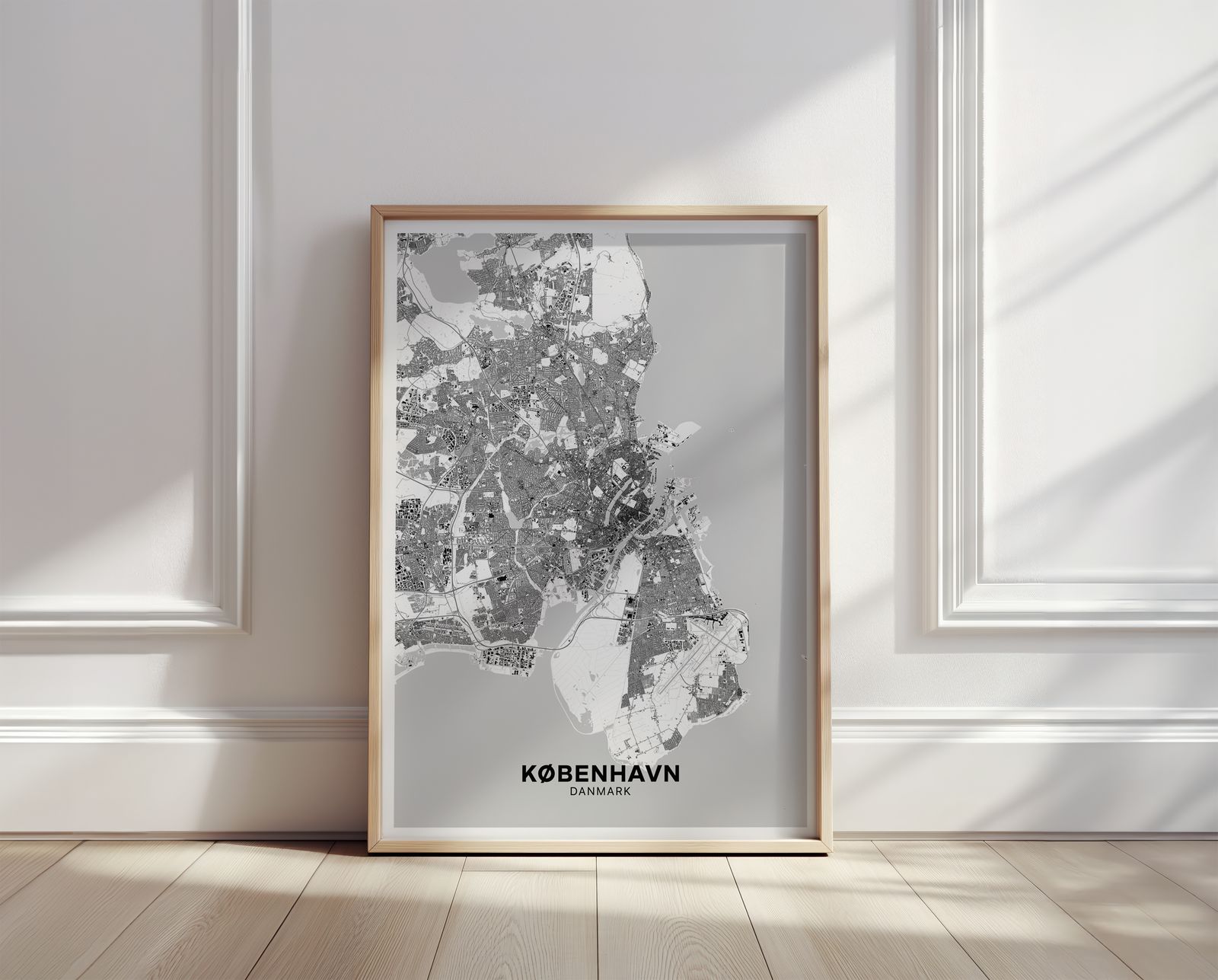 Poster - Kaart van Kopenhagen
