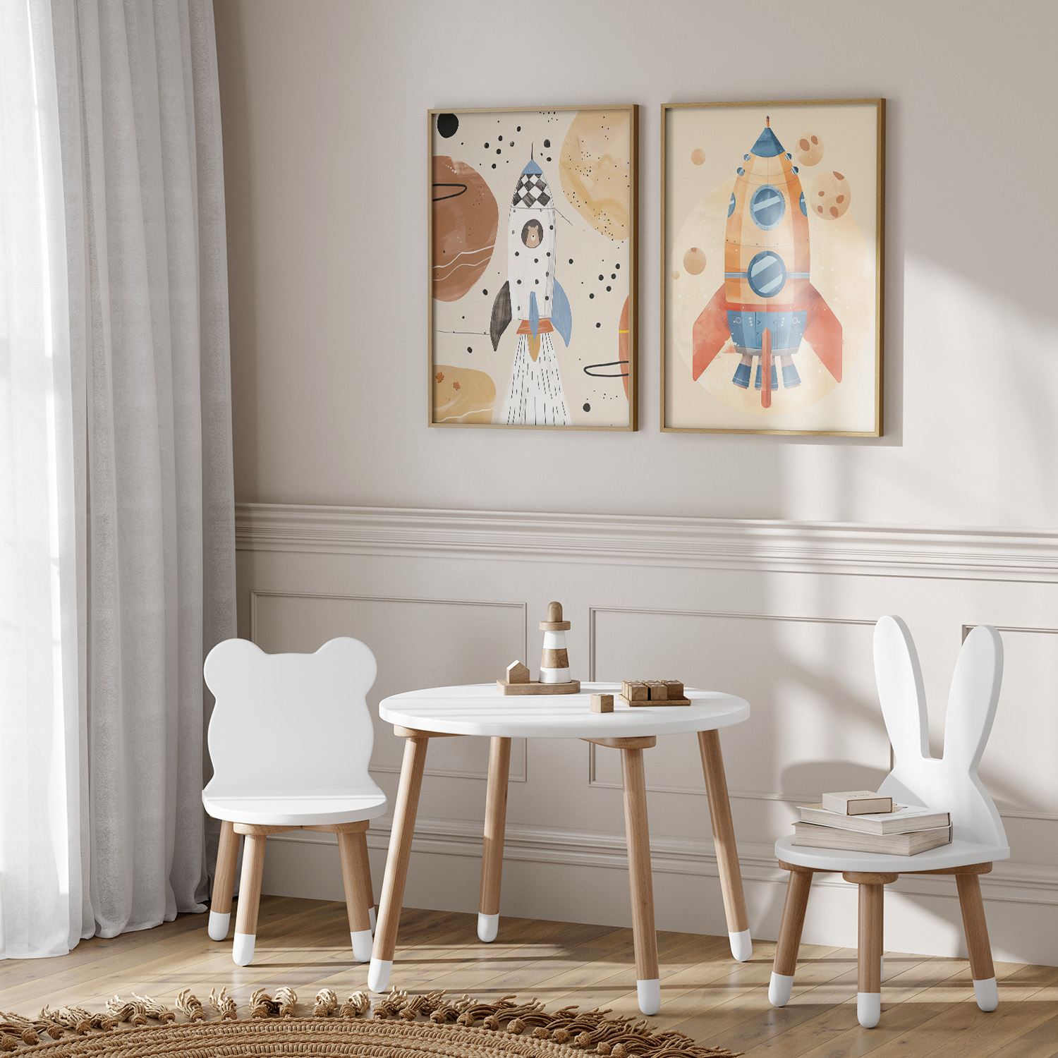 Poster - Raket Avontuur / Set van 2