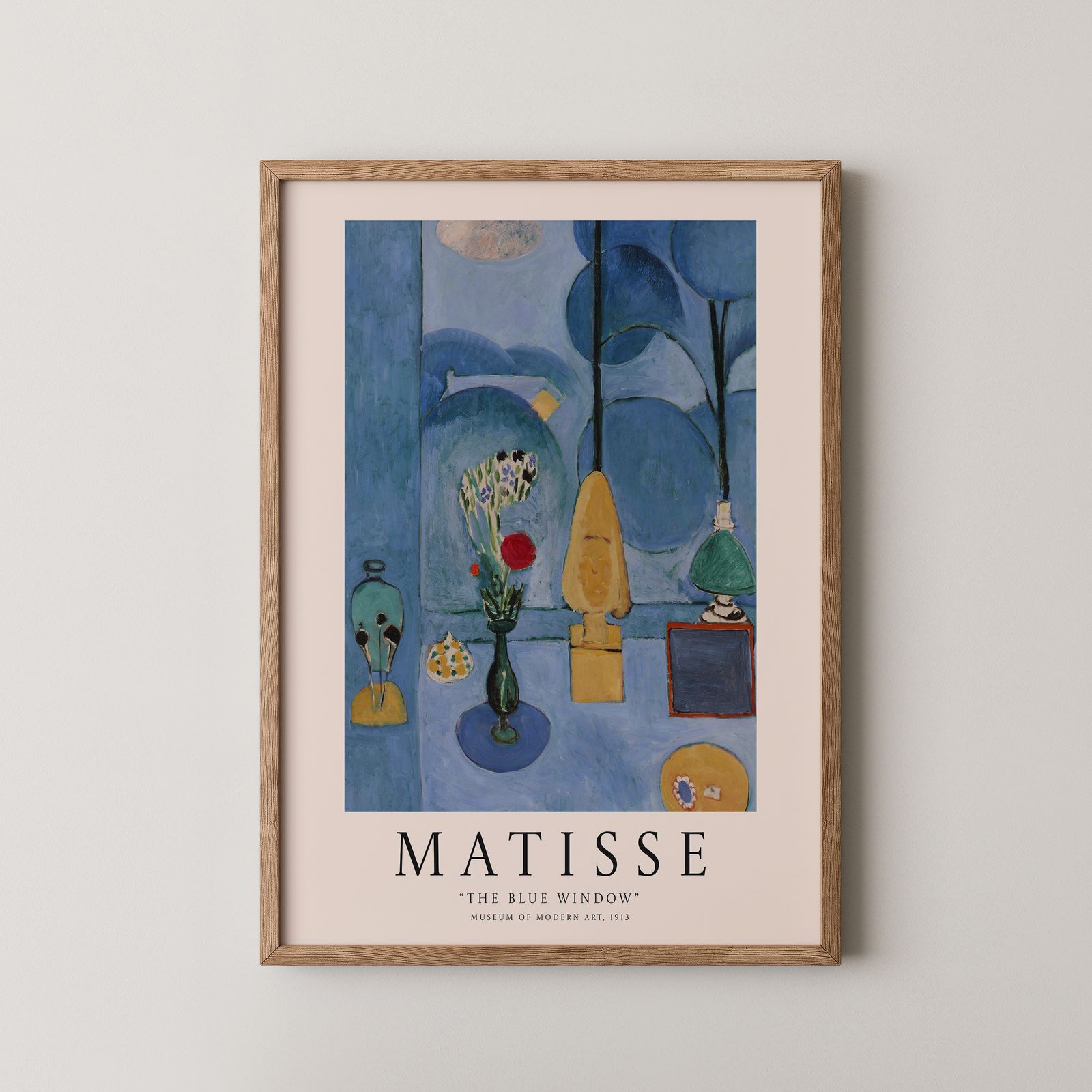 Poster - Het Blauwe Venster van Matisse
