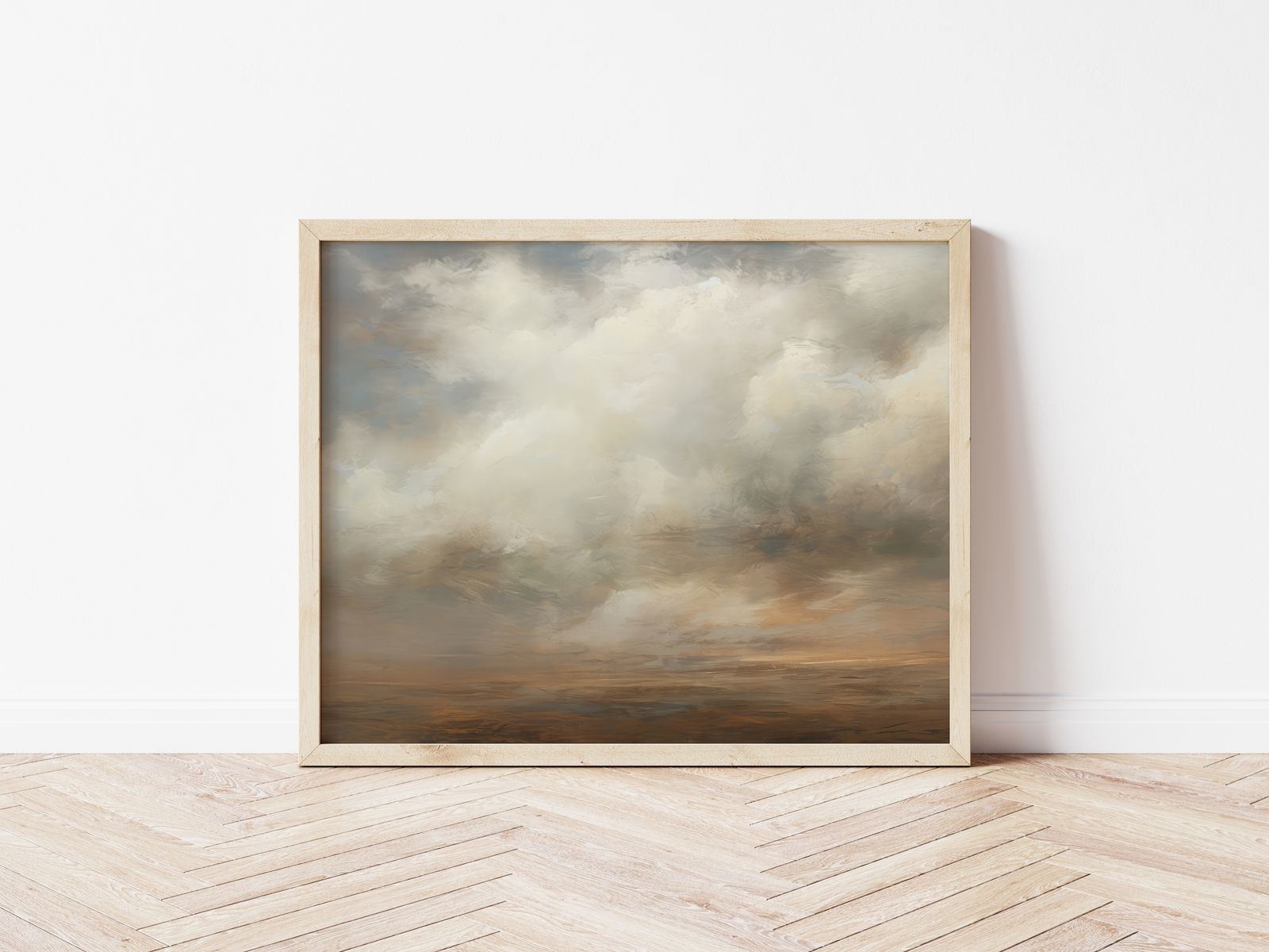 Poster - Bewolkte Horizon