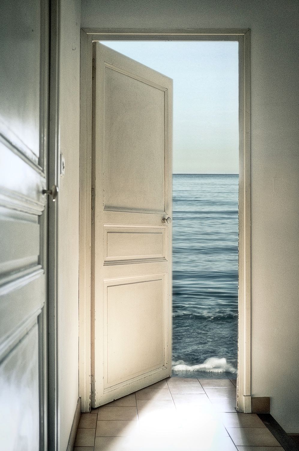 Poster - Deur Open naar Oceaan