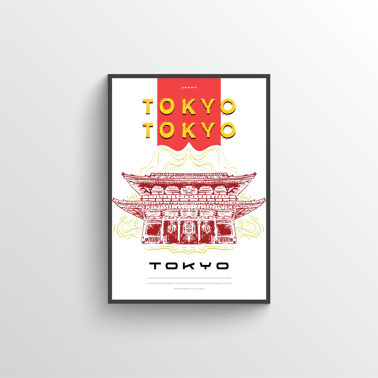 Tokio Illustratieposter