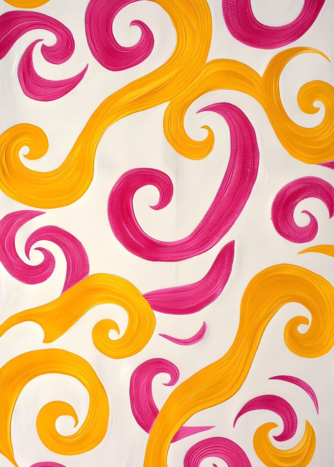 Poster - Levendige Abstracte Wervelingen