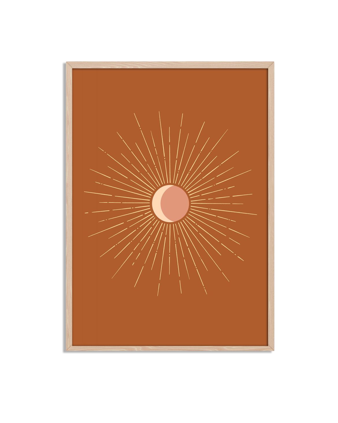 Hemelse Zonnestralen Poster