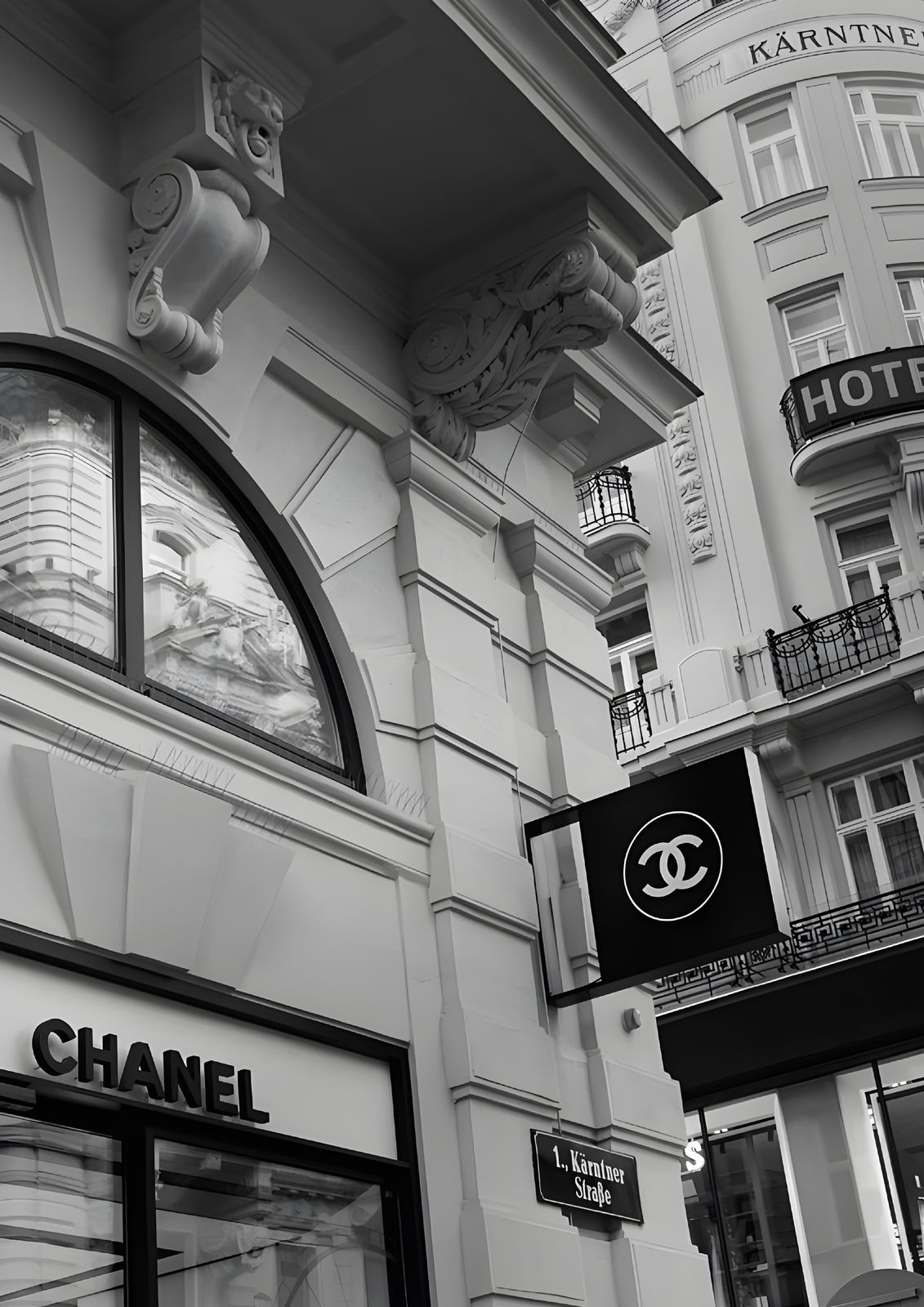 Chanel Winkelpui Poster