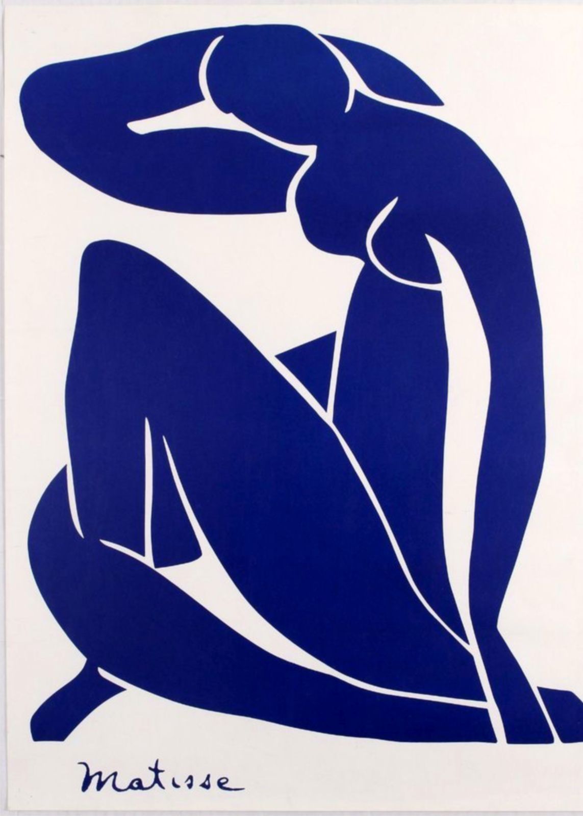 Poster - Blauw Naakt van Matisse