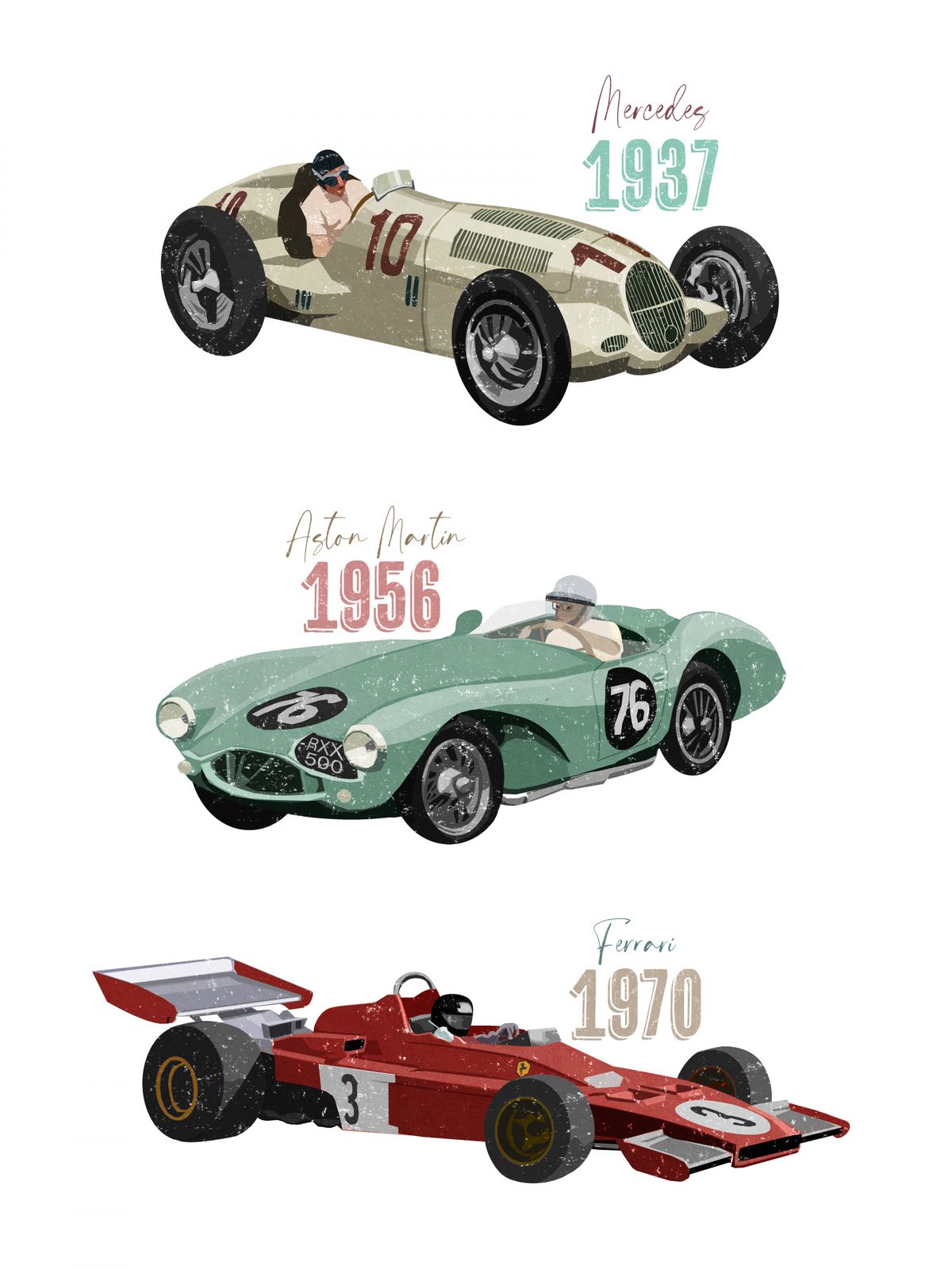 Poster - Klassieke Autocollectie