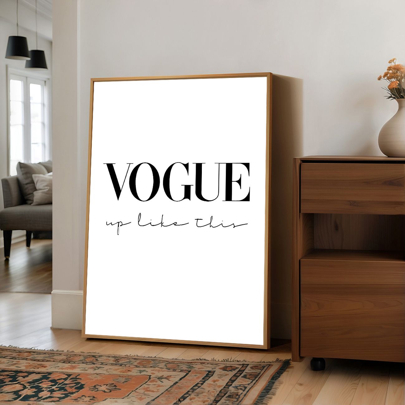 Vogue Up Like This Poster