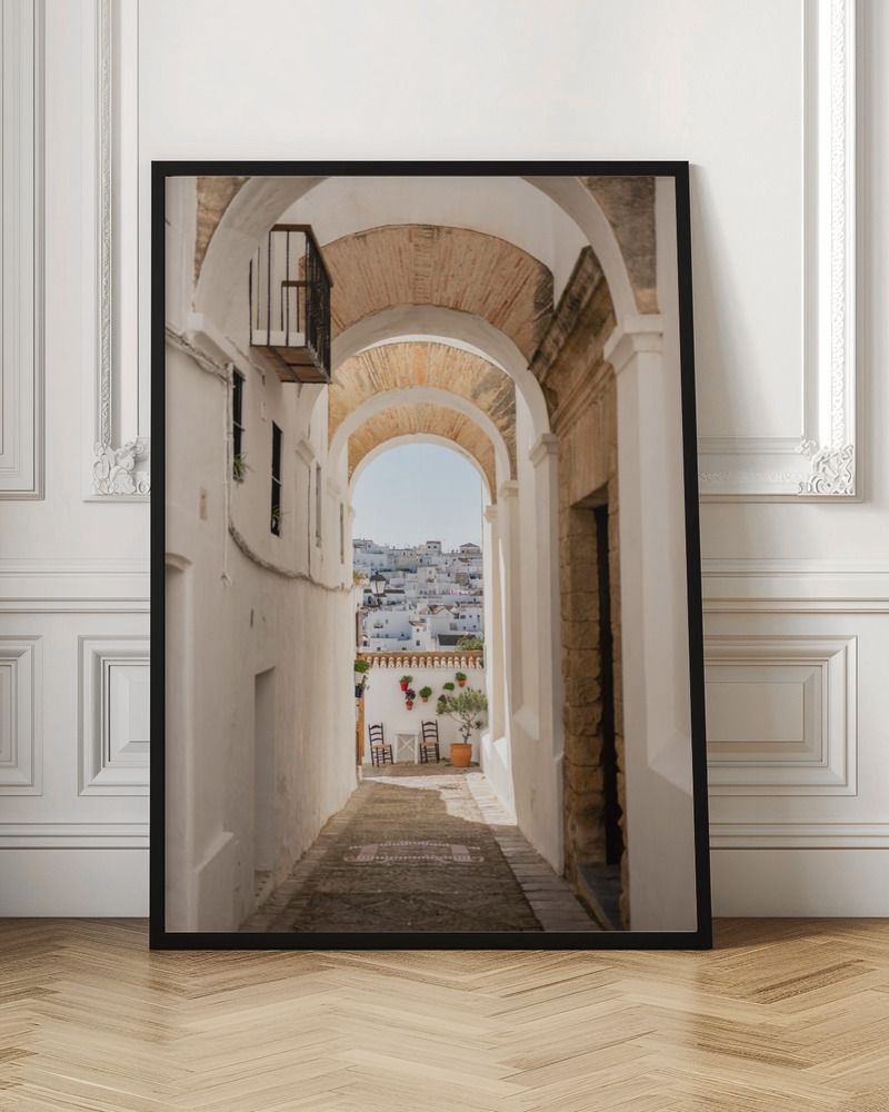 Poster - Charmante Spaanse Steeg