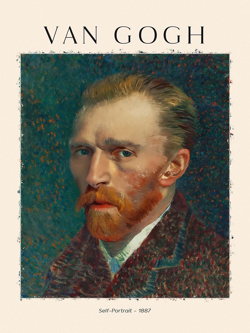 Poster - Van Gogh Zelfportret