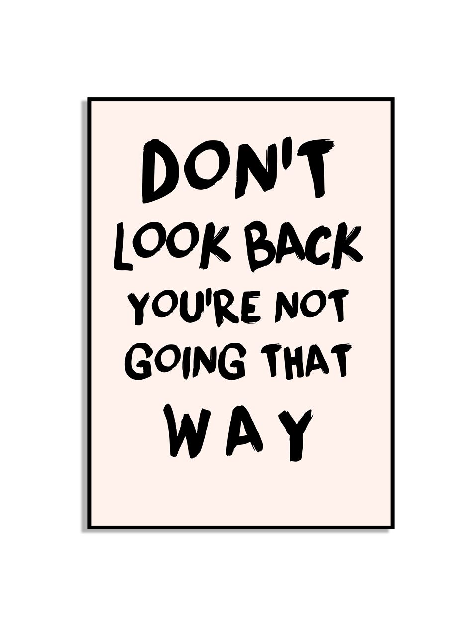 Inspirerende quote poster