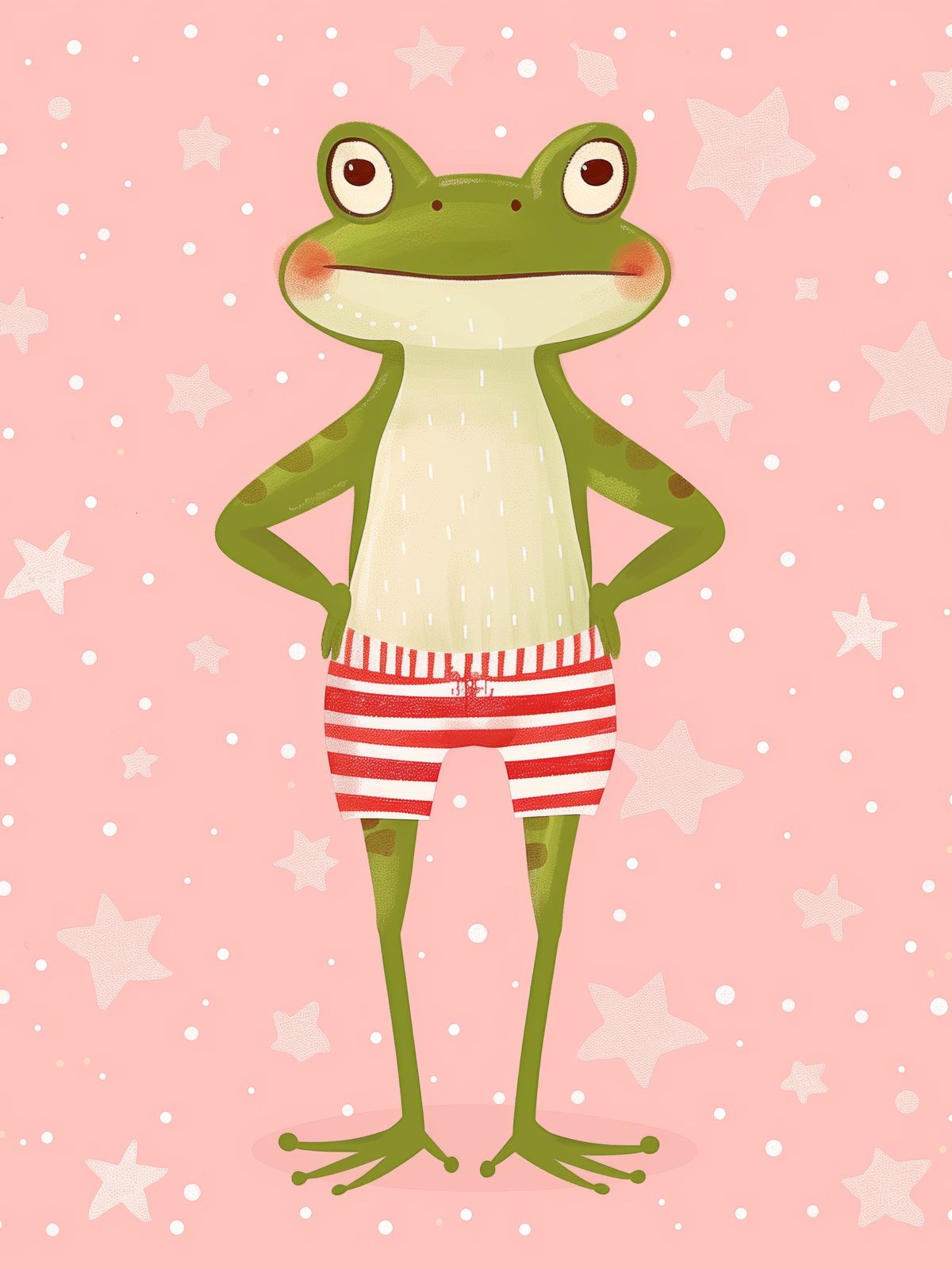 Poster - Kikker in Shorts