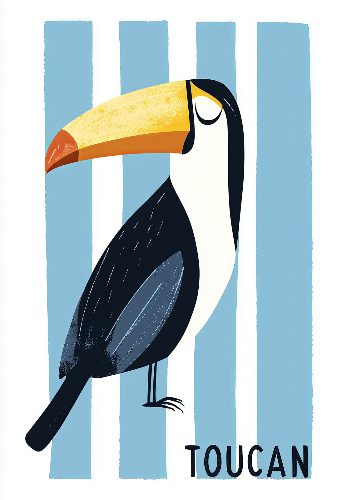 Poster - Toekan Illustratie