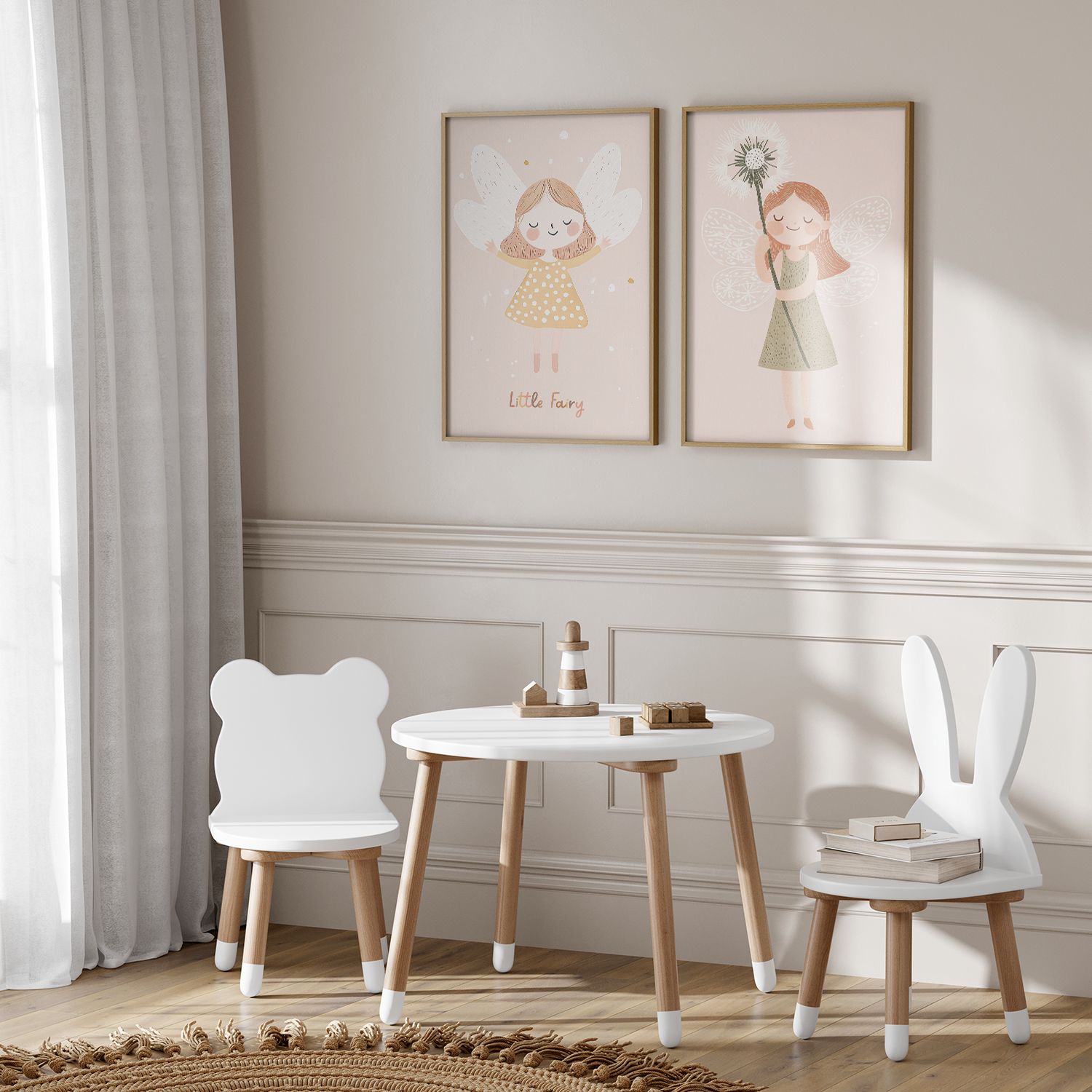 Poster - Kleine Fee Set / Set van 2