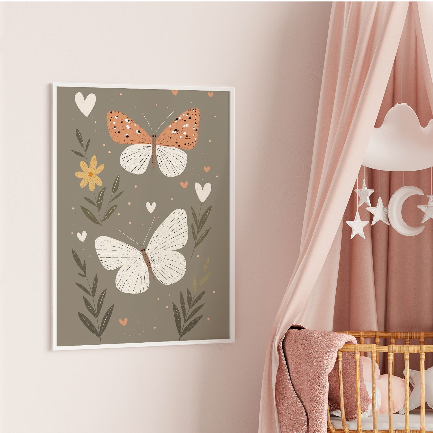 Poster - Vlindertuin