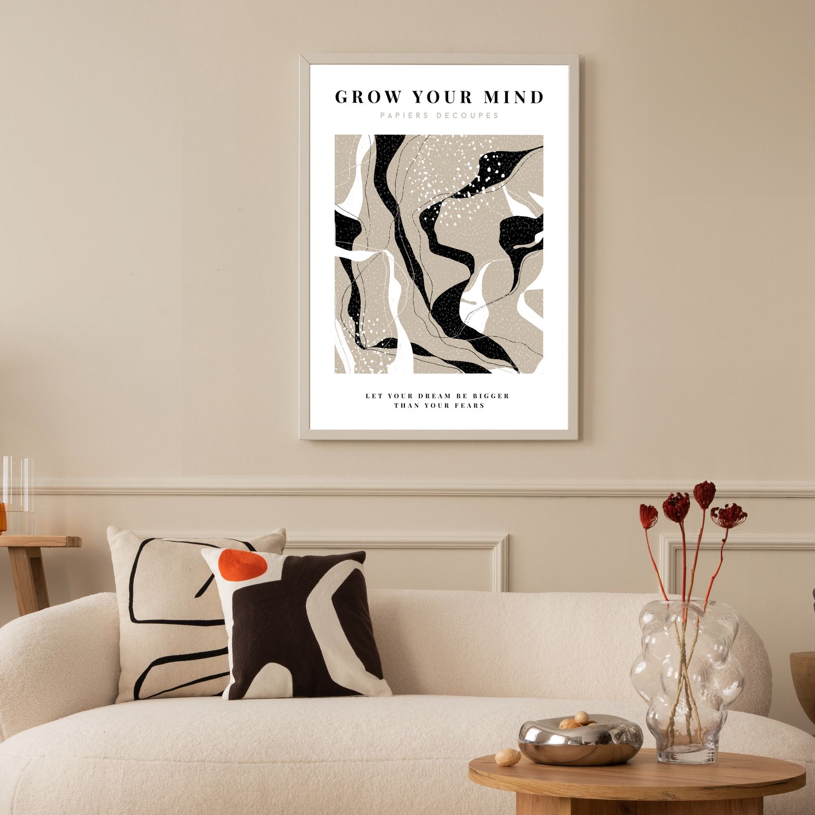 Grow Your Mind Inspirerende Poster