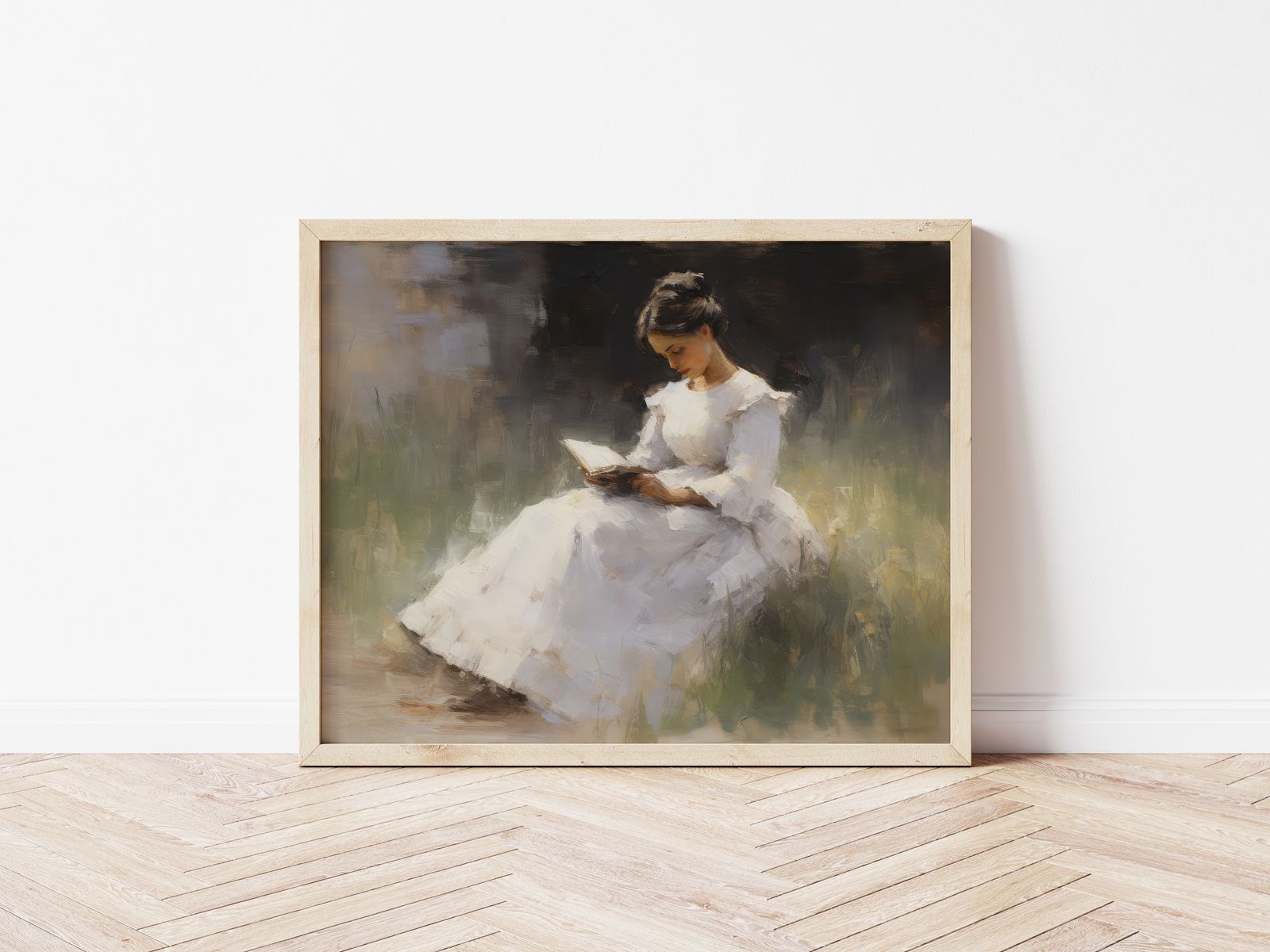 Poster - Vrouw Leest